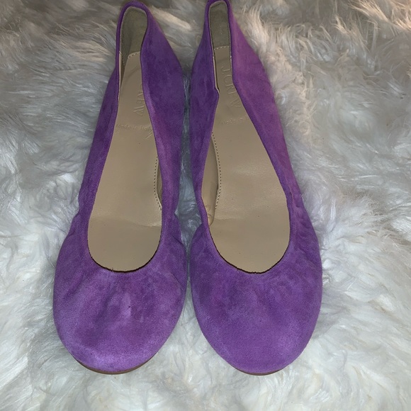 purple ballerina shoes